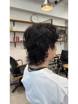 ミューズ(Meuz) メンズ×くせ毛ウルフ