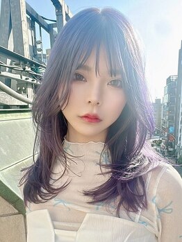 アフィナー(Afinar)の写真/ダメージレスなケアブリーチでダブルカラーやハイライト/バレイヤージュ♪インナーカラーも◎[横浜/横浜駅]