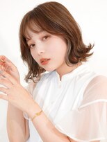 ラフィス ヘアー ロブ 福山駅家店(La fith hair lov.)&nbsp;【La fith】セクションカラー×外ハネボブ