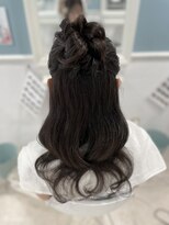 ホワイト 東京新宿店(White) お団子ハーフアップ