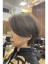 ハーツ(Heart's) 白髪ぼかし/イメチェンヘアスタイル/前髪カタログ/ショートボブ