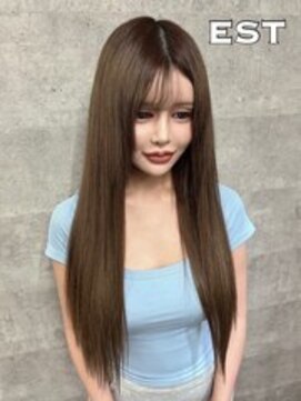 エスト 大阪梅田(EST) レミー100%高級人毛/53cm☆シールエクステ100枚