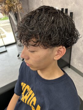 段 ゆるふわ波巻きパーマ