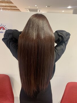 ルルバイアズール 草加店(LULU by azule) 髪質改善カラー，ピンクブラウン，ツヤカラー【草加】