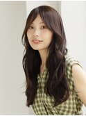 【中野葵穂】 髪質改善  チョコレートカラー  透明感カラー