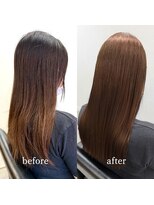 エルプラスヘアー(L+hair)&nbsp;30代40代髪質改善トリートメント艶髪ココアブラウン