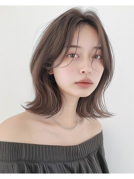 ハム 立川(hum) ココアベージュ/オリーブグレー/小顔/黒髪[立川/髪質改善]