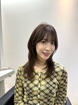 ヴィオットバイサロン(Viot by Salon)&nbsp;20代30代小顔顔周りレイヤーオリーブグレー暗髪ココアベージュ