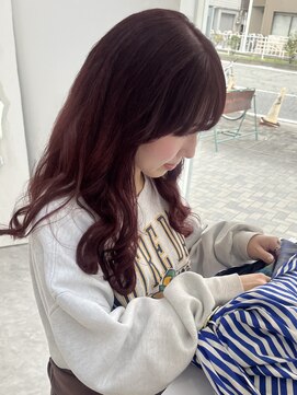 【Kurumi 人気暖色カラー！深め ボルドー】