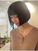 ショートボブ/大人ボブ/切りっぱなしボブ/北綾瀬