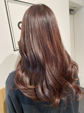 ギルド 東久留米店(GUILD) ツヤ感ピンクブラウンロング