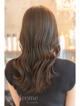 クレオメ 田町店(Cleome) グランマッシュ前髪艶髪斜めシースルーバング美髪イメチェン暗髪