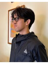 ヒントステーション フォーメンズ(HINTSTATION for Men's) 〈浅草 半個室〉 センターパート/ナチュラル