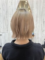 ロンドアジュール 横浜(Lond azur) @ ショート/オリーブベージュ/ボブ/30代40代50代/横浜