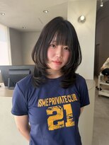 ルトワフクロマチ(Lutowa Fukuromachi) ダークパープル/ナチュラルショート/ミルクブラウン/夏/広島袋町