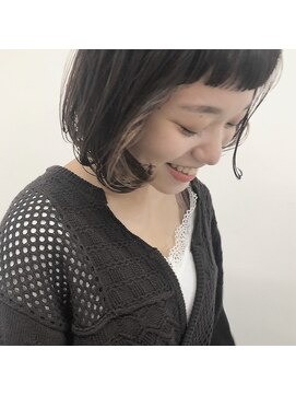 ガーランドウメダ(Garland umeda) ミニボブ×インナーカラー