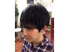 【夏限定メニュー】[顔なし]メンズカット+クールスパ￥8,050(冷シャンプー付)