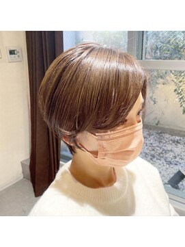 クロリ 淡路店(Chlori) ハンサムショート×アッシュベージュ