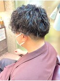 スパイラルパーマ/ツーブロック/ツイストスパイラルアップバング