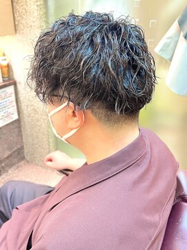 銀座マツナガ 浅草店 スパイラルパーマ/ツーブロック/ツイストスパイラルアップバング