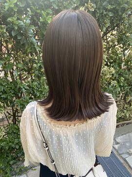 ネオリーブソラ 相模大野店(Neolive sola) 切りっぱなしロブ/セクションカラー