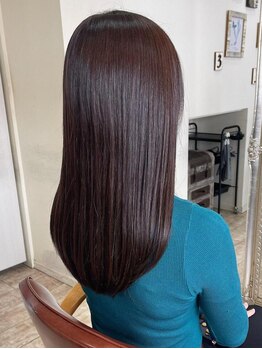 ヘア クレール(hair CREER)の写真/【八事駅から徒歩1分】こだわりの商材から、一人一人に合った施術をご提案☆憧れのうる艶髪に仕上げます＊