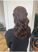 half up arrange