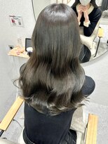 暗髪＊オルチャンヘア＊カーボングレー【ZinaCENTRAL】