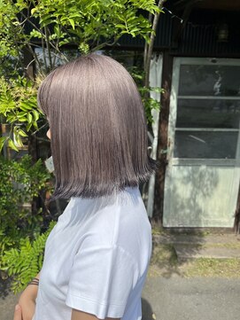 ヘアーメイク ビロー 丸亀店(Hair Make Billow) ラベンダーグレージュ×裾カラー