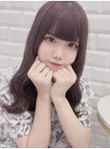 ぱっつんアイドル前髪×透明感カラー＊まゆ