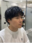 ニュアンスマッシュニュアンスパーマショートレイヤー