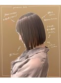 横顔も首もシルエットもキレイに見える【ボブ】