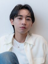 メゾンバイハバナ(maison by HAVANA)&nbsp;モテるメンズ波巻きツーブロック韓国風黒髪マッシュパーマウルフ