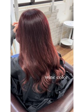 アーチフォーヘア 心斎橋店(a-rch for hair) 大人かわいい深いワインカラー