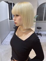 ジーナ 渋谷神南(Zina)&nbsp;ハイトーンボブ◎髪質髪質トリートメント