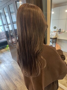 スイート(Suite) 人気なミルクティーベージュ/レイヤーカット/20代30代40代