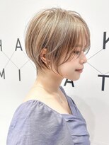 ハルキミナト ジャパン ヨコハマ(HARUKI MINATO japan YOKOHAMA)&nbsp;大人可愛い丸みショート/20代30代40代50代