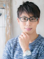 モッズヘア メン 新所沢店(mod's hair men)&nbsp;長めのバングで立体的に！清潔感ショートレイヤーa新所沢