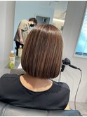 【白髪染め使わない白髪染め】美髪ボブ