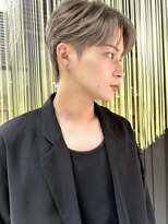 韓国メンズヘア センターパート ダウンパーマ