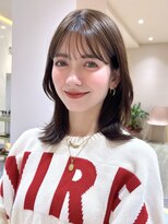 サンド ミュウ 横浜店(sand mieu) ボブディオリーブベージュ髪質改善縮毛矯正フェイスレイヤー