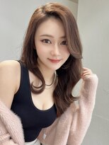 アールサロン アネックス 名駅(Rr SALON ANNEX)&nbsp;暗髪韓国風チョコレートブラウン☆韓国風巻き