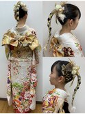 ポニーテールヘアアレンジ