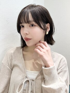 ロンド レグリーズ 立川(Lond leglise) イメチェン外ハネボブ美髪×ブリーチなしレイヤー韓国[立川]