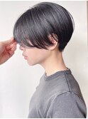 【morio松戸】ショートボブ刈り上げナチュラル黒髪
