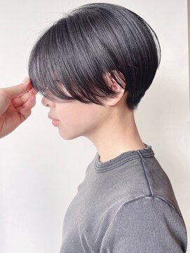 モリオフロムロンドン 松戸店(Morio from London) 【morio松戸】ショートボブ刈り上げナチュラル黒髪