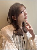 韓国ウェーブヘア前髪カットレイヤーカット髪質改善銀座