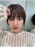 ミニウルフレイヤーカット顔周りカット前髪カットショート/大宮