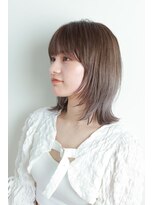 ポイントファイブバイソレイユ 藤沢店(.5 by SOLEIL)&nbsp;ショート肩上ボブフェイスレイヤー透明感ブリーチパーツカラー