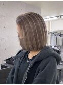 ハイライトハイトーンダブルカラー20代30代40代前髪長め